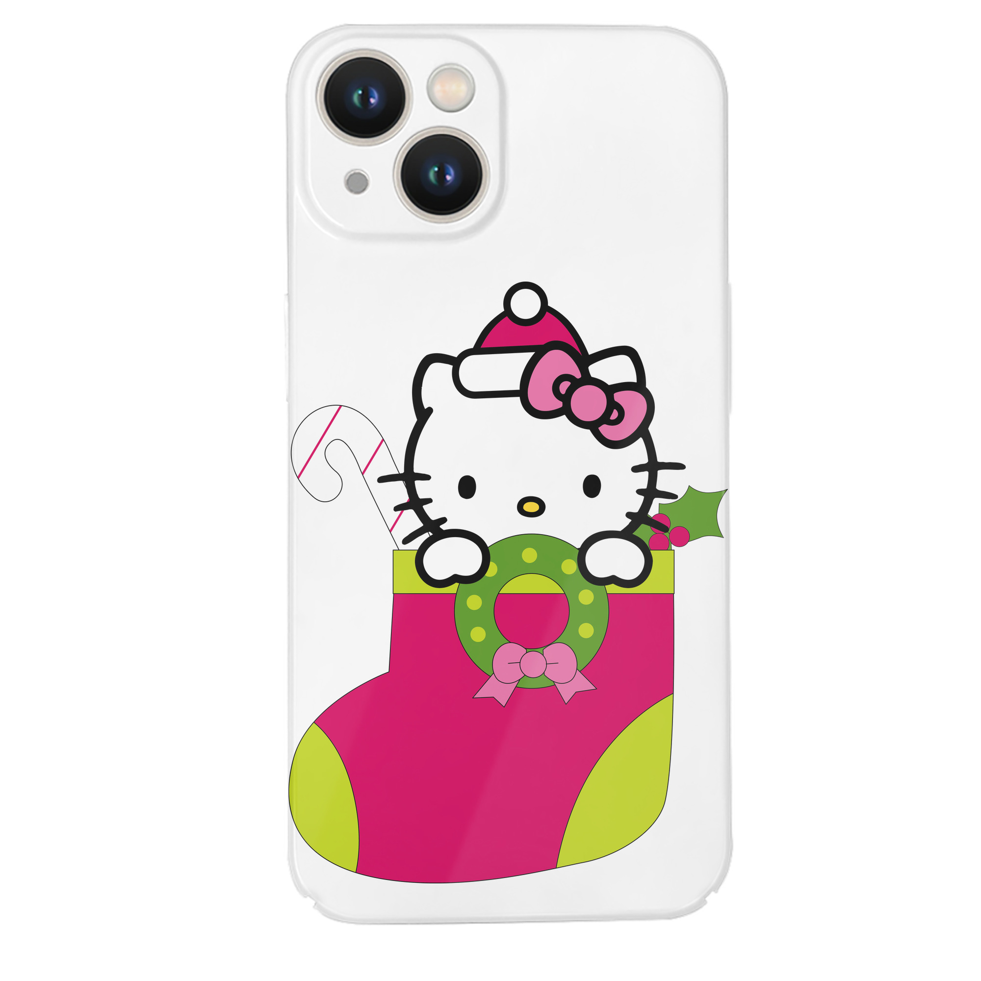 （画像用） Hello Kitty ハローキティ 【iPhone 14シリーズ対応】ハードケース